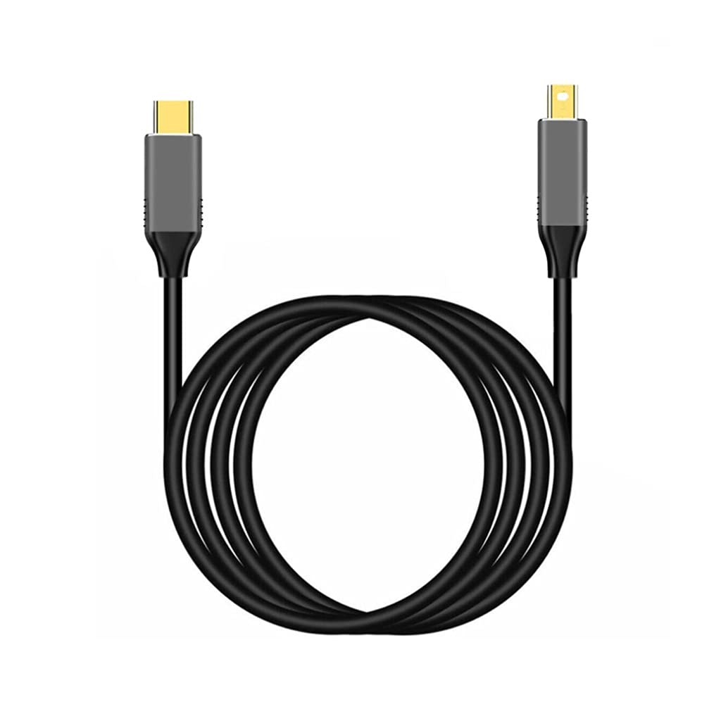 USB-C to DisplayPort Cable 6ft (1.8m) - 4K@60Hz Ultra HD Video & Audio - Thunderbolt 3 Compatible - for MacBook Pro, Dell XPS, Surface Pro & More - Home Office & Gaming Setup Accessory