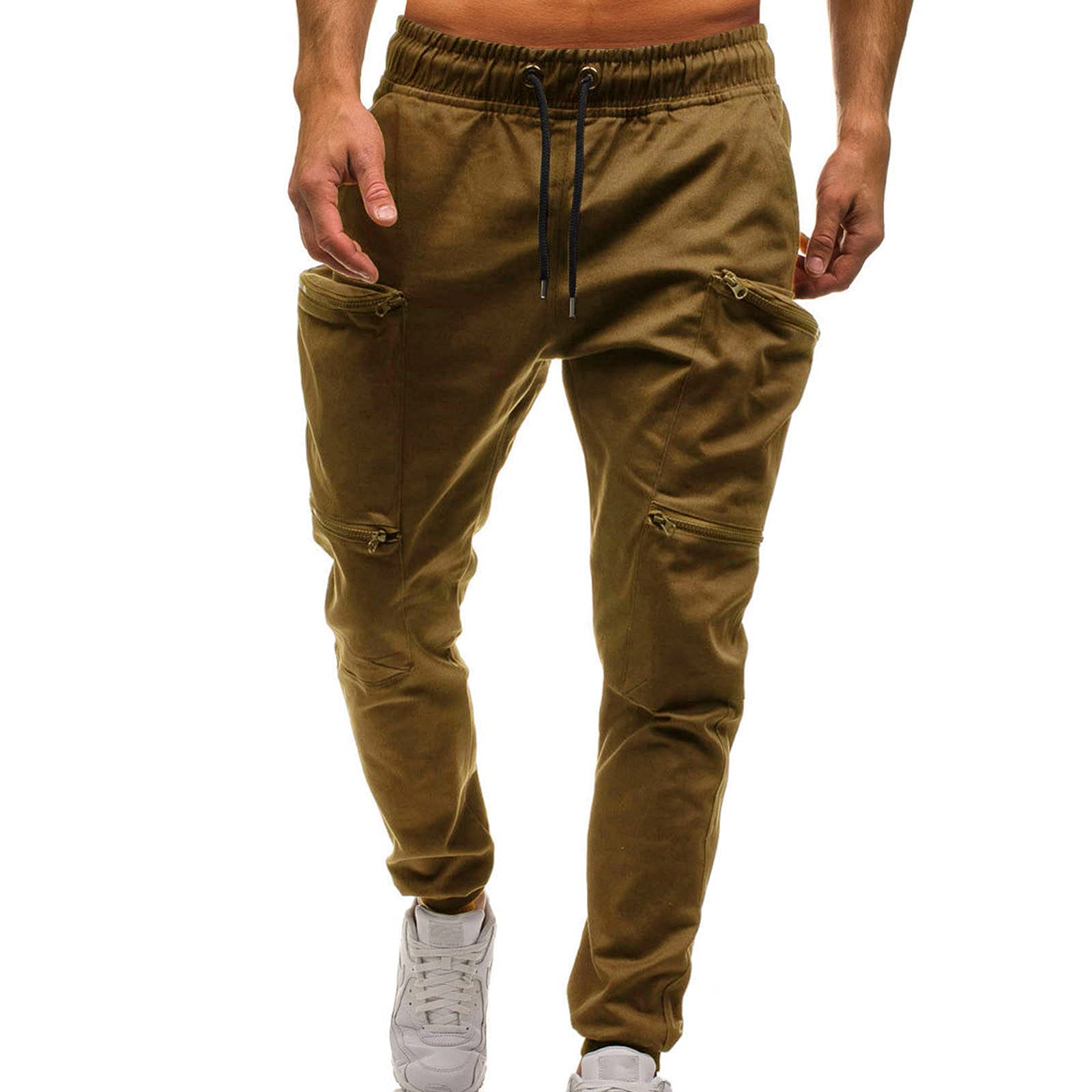 Best Men's Slim Fit Joggers Pants - Workout & Casual Sweatpants for Tall Men | Comfortable Baggy Long Pants for Gym, Running & Lounge Wear