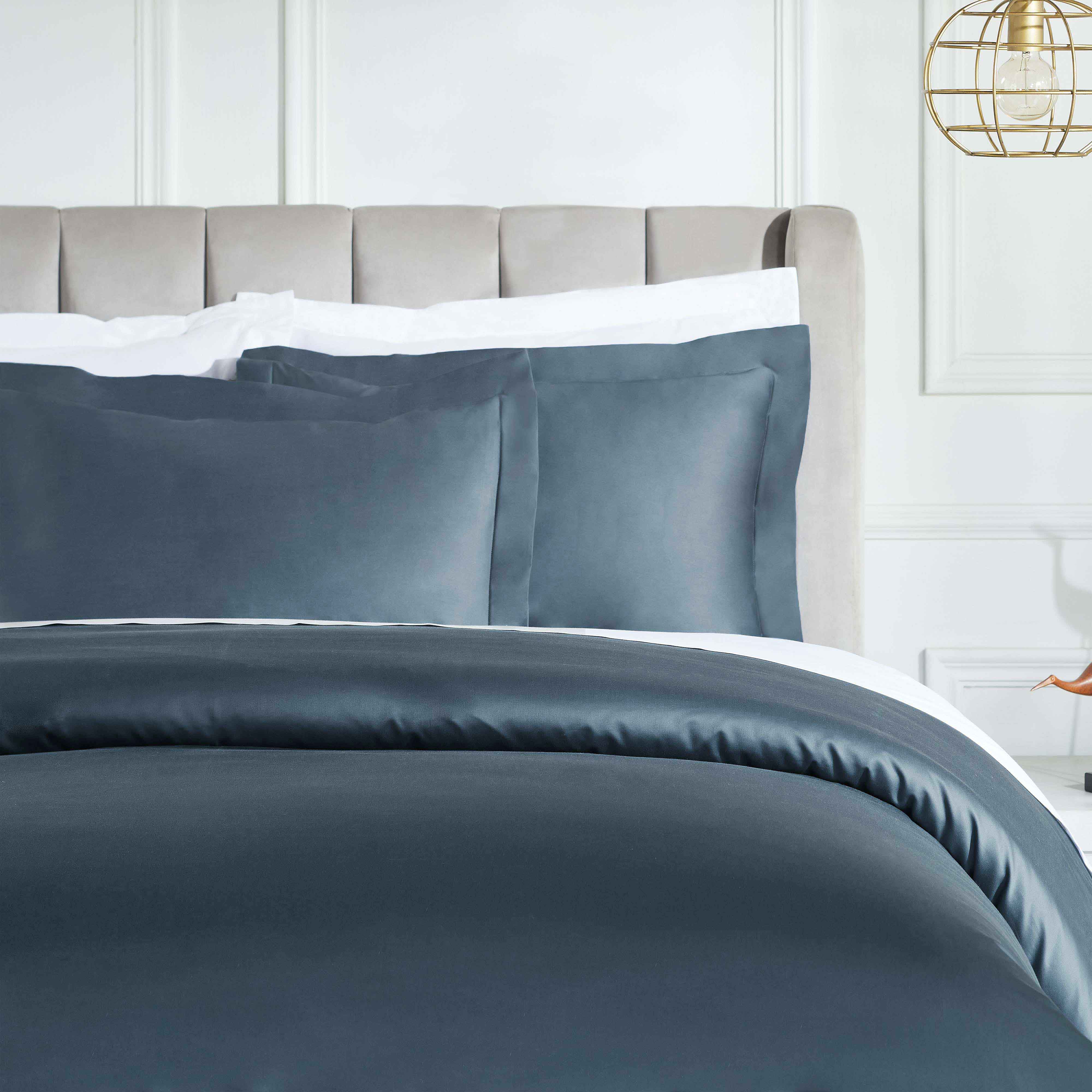 Luxury 850 Thread Count 100% Cotton Duvet Cover Set - King Size, Soft & Breathable Bedding for Hotel-Like Comfort - Perfect for Master Bedrooms, Guest Rooms & Airbnb Stays