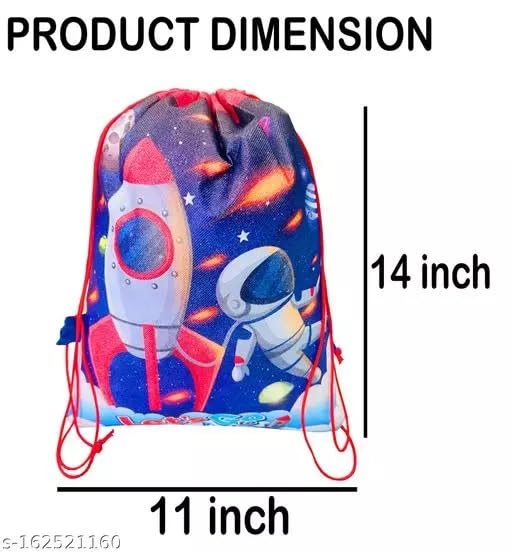 Royal Birthday Party Favors for Kids - 6 Pack Premium Haversack Bags - Perfect for Birthday Return Gifts, School Events & Party Giveaways