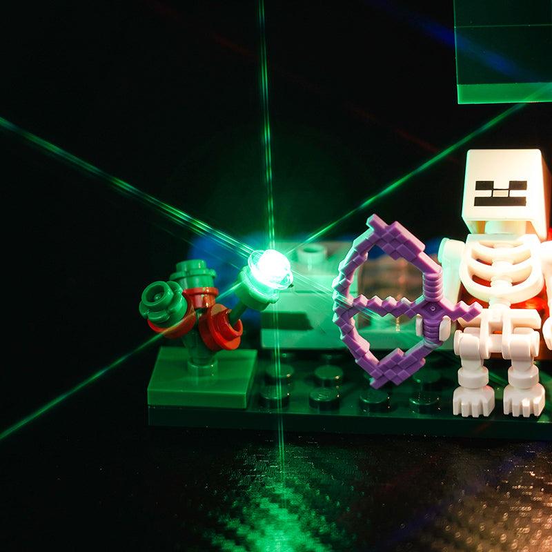 LEGO Minecraft The Wolf Stronghold Fortress Playset 21261 Light Kit - LED Lighting Set for LEGO Building Blocks - Perfect for Night Display & Gaming Room Decor