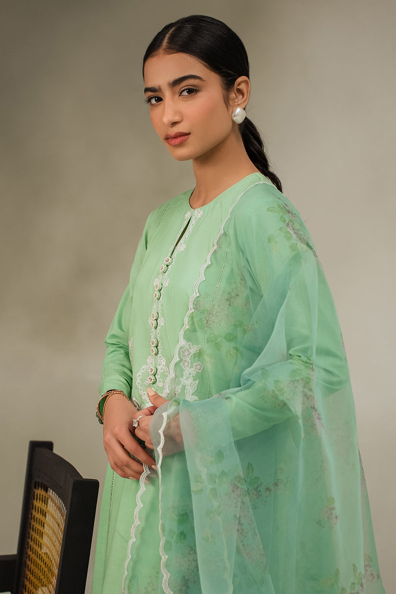Morning Mist 2-Piece Set (Shirt & Dupatta) - Elegant Indian Ethnic Wear for Women | Perfect for Festivals, Weddings & Special Occasions