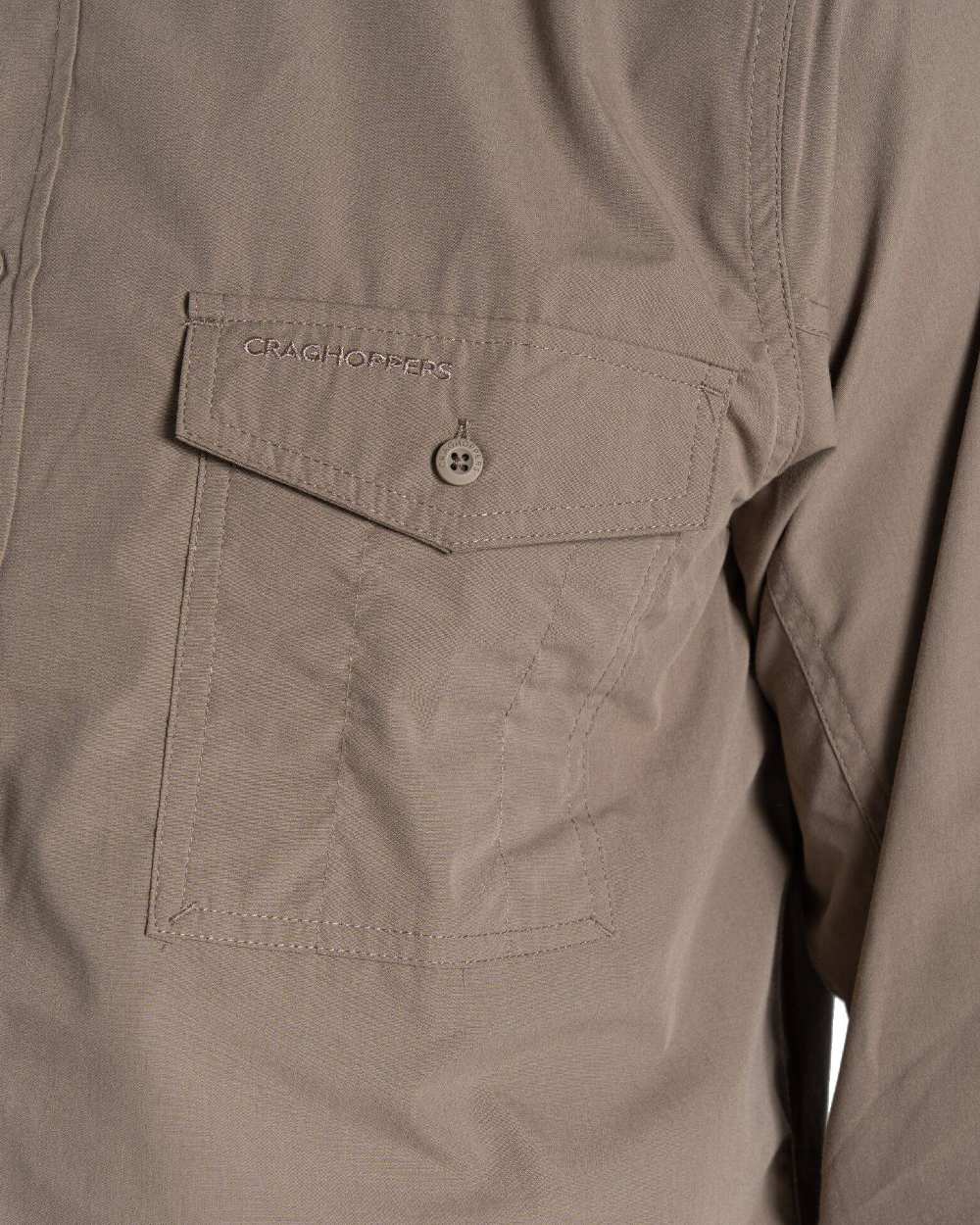 Craghoppers Men's Kiwi Long Sleeved Shirt - Lightweight Quick-Dry Travel & Hiking Shirt for Outdoor Adventures