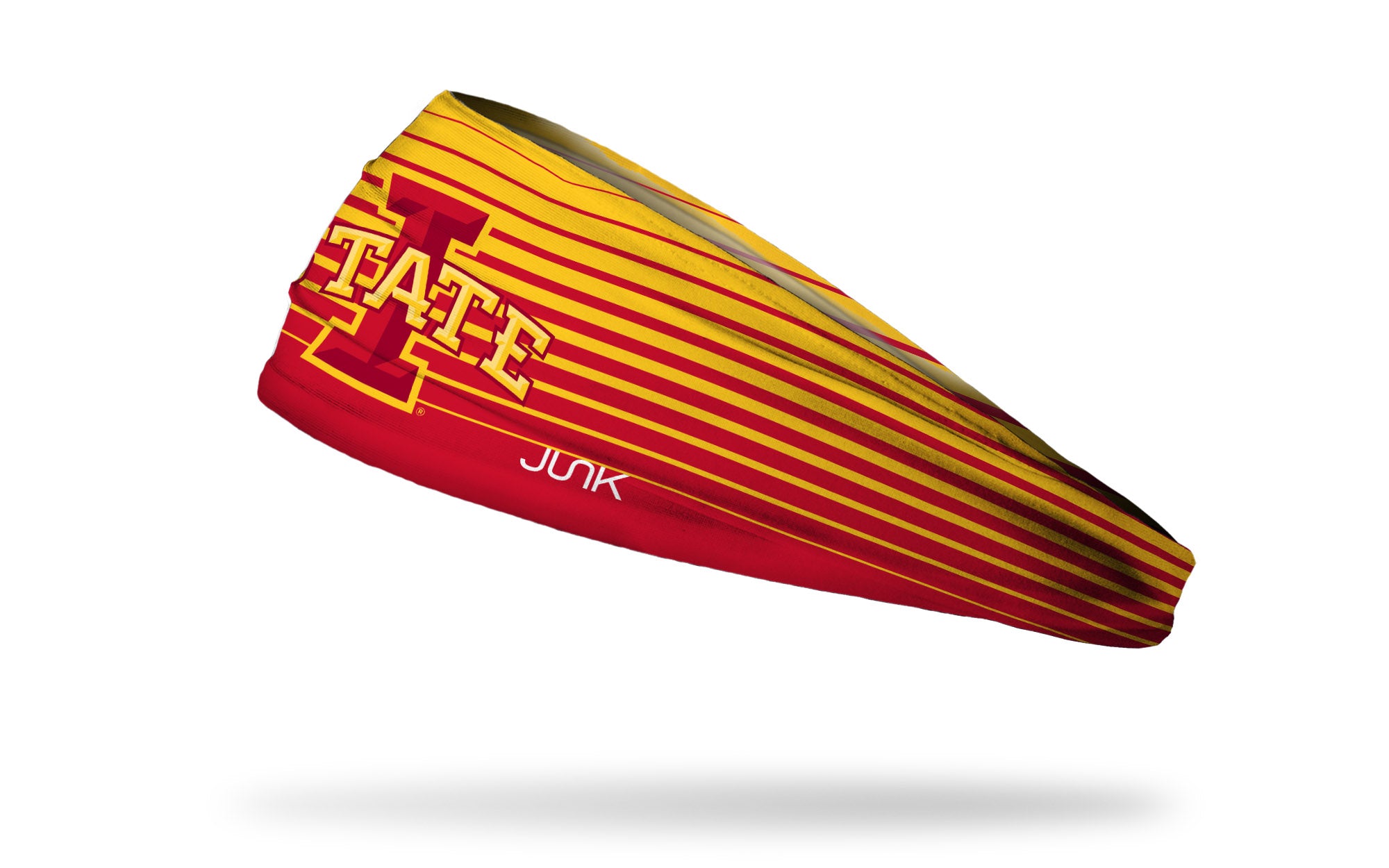 Iowa State University Gradient Stripe Big Bang Lite Headband - Soft Adjustable Sports Headband for Running, Yoga, Workouts & School Spirit Accessories