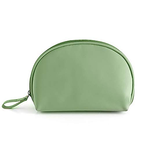 Portable Travel Makeup Bag for Women - Small Cosmetic Organizer Pouch with Zipper - Perfect for Travel, Gym, and Everyday Use - Green