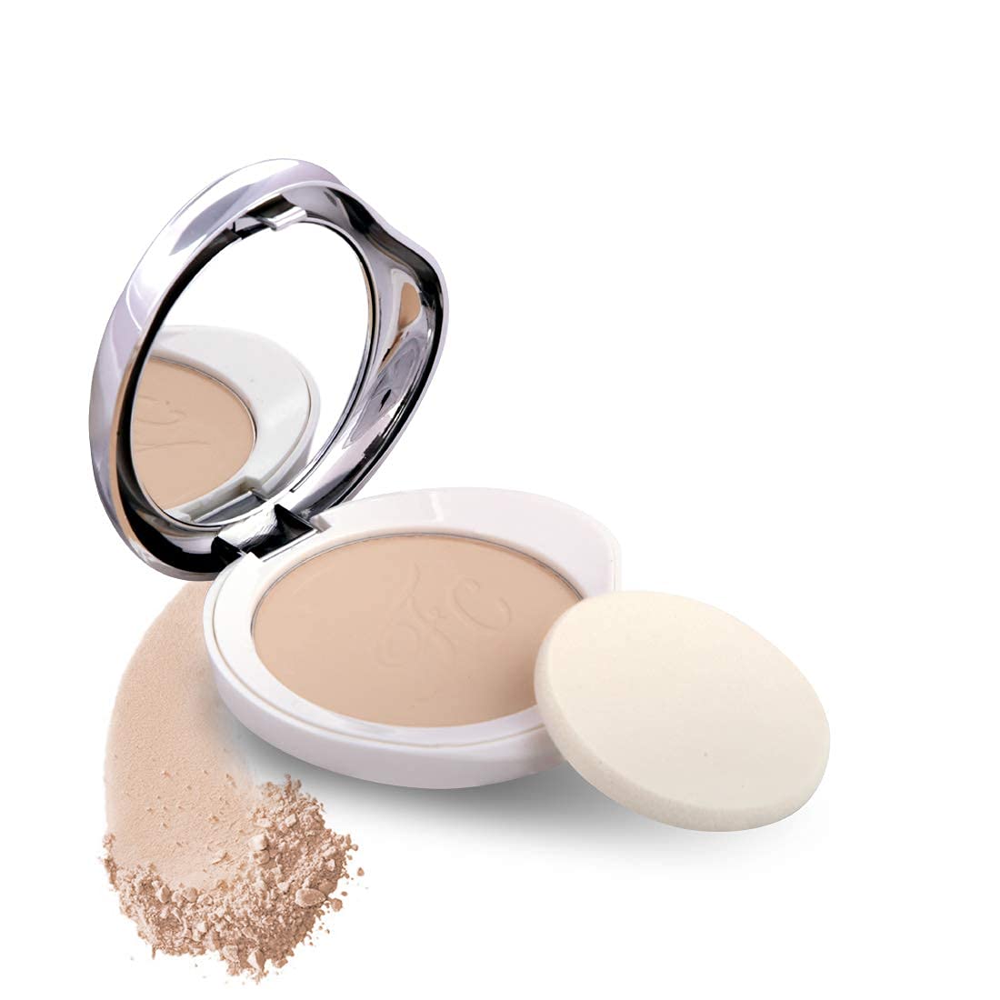 Oil Control Compact Powder - Matte Finish, Sweat & Waterproof | Lightweight Face Makeup for Flawless Look | 10g Shade 01 | Perfect for Daily Wear, Office & Outdoor Activities