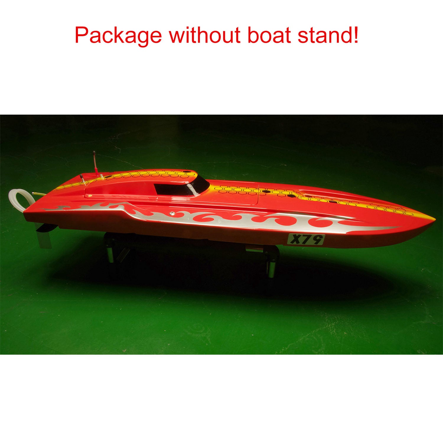 DTRC Kevlar RC Racing Boat X79 - High Speed Remote Control Electric Ship with Brushless Motor, ESC & 3KG Servo - Perfect for Pool, Lake & Ocean Racing (Battery Not Included)