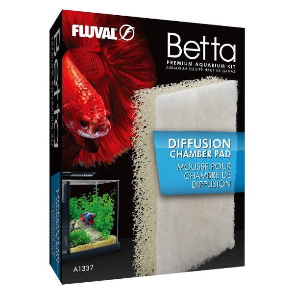 Fluval Betta Diffusion Chamber Pad - 4 Pack | Premium Aquarium Filter Media for Betta Fish Tanks | Improves Water Quality & Oxygenation for Healthy Fish