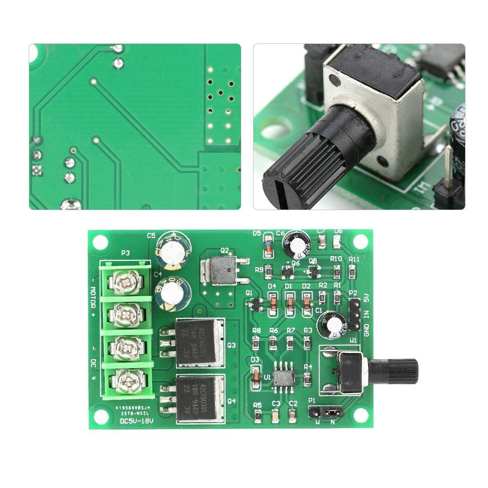 PWM DC Motor Speed Controller - 12V 24V Adjustable Motor Drive Module with Switch - Perfect for DIY Robotics, CNC Machines, and Industrial Automation Projects