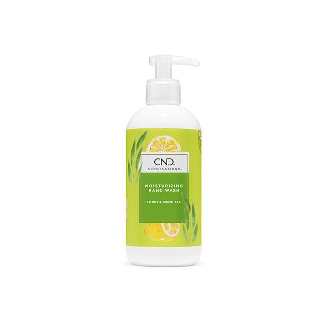 CND Scentsations Citrus & Green Tea Hand Wash 13.2 fl oz - Refreshing Liquid Soap for Kitchen, Bathroom & Office Use