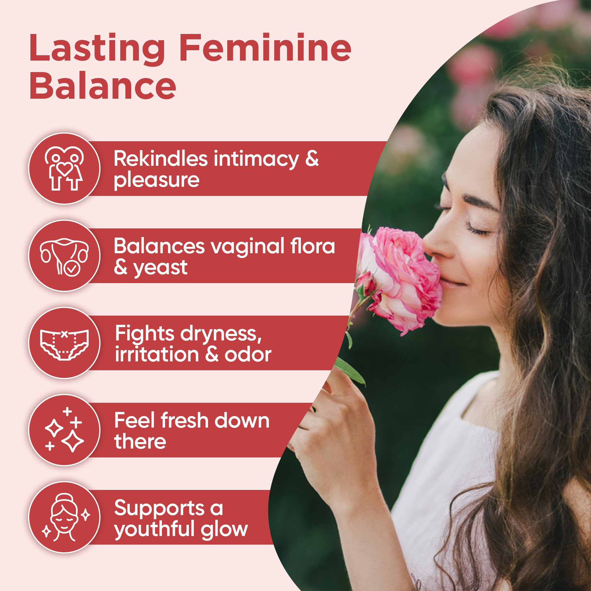 BB Company Radiancy | Vaginal Probiotics for Vaginal Dryness & pH Balance | Supports Intimate Health, Reduces Itch & Odor | Anti-Aging Formula with Hyaluronic Acid, Probiotics, Vitamin C & Multi Collagen | 120 Capsules | For Women's Daily Wellness & Intimate Care