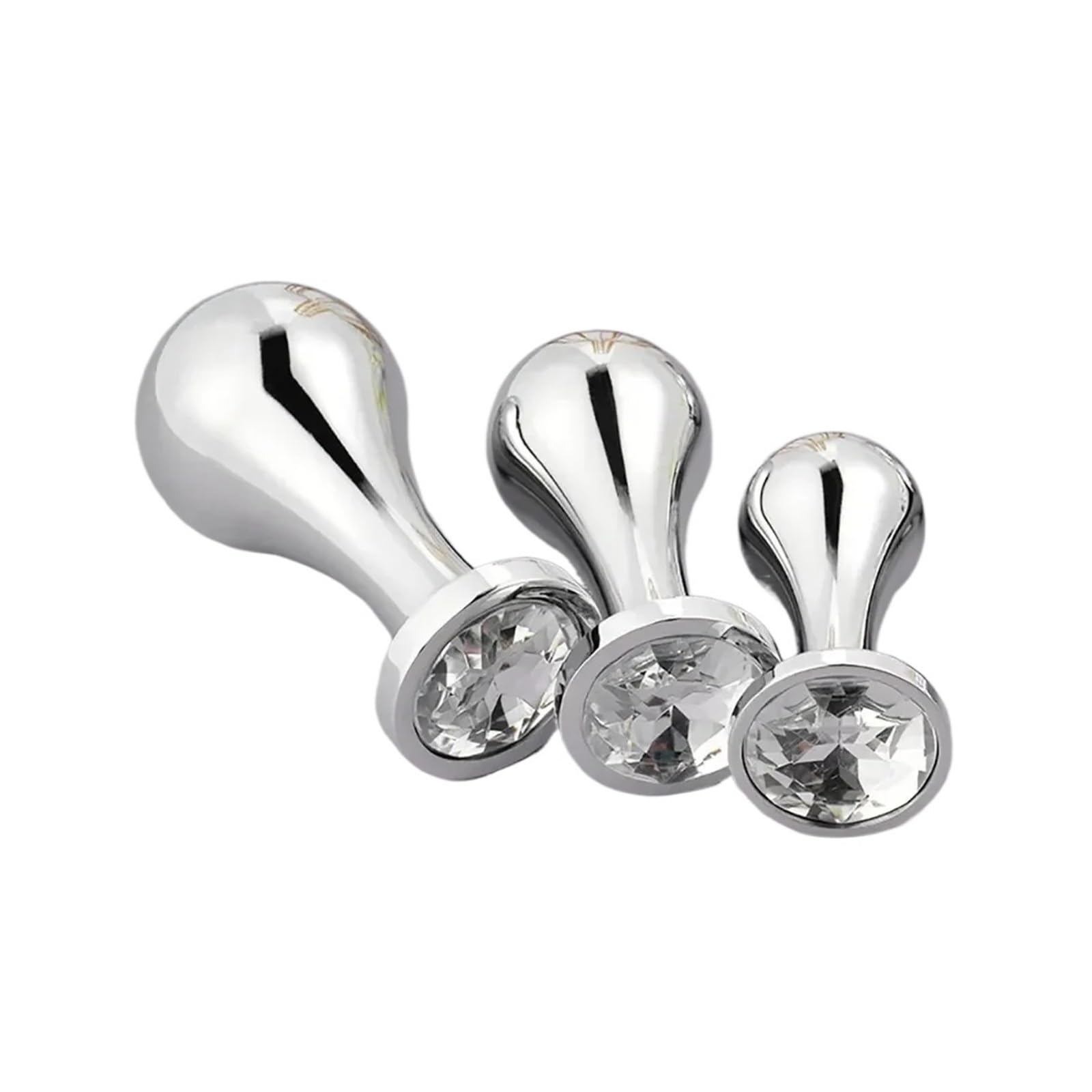 Premium Metal Anal Plug Set for Beginners - Electroplated Round Head Butt Plug for Women & Men - Large Size Black Couples Sex Toy - Perfect for Sensual Play & BDSM Exploration
