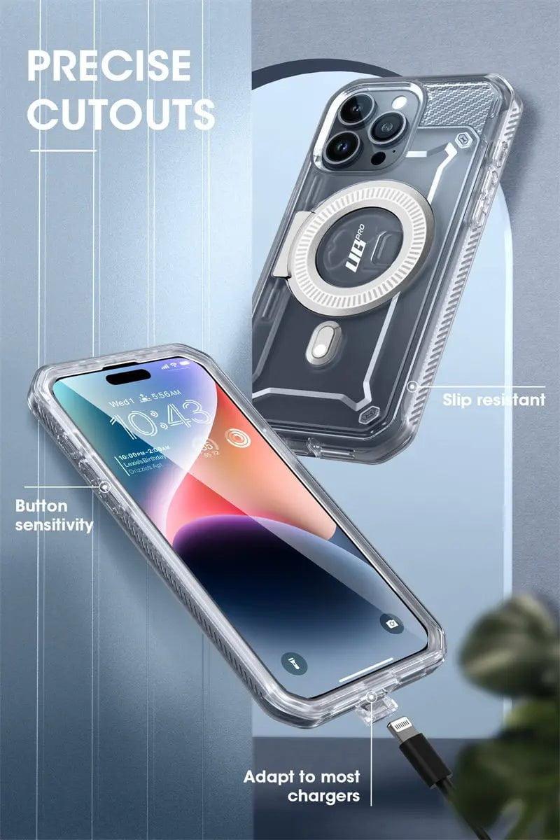 iPhone 15 Pro SUPCASE UB Pro Mag Full Body Protective Case with Magnetic Compatibility - Perfect for Outdoor Adventures, Work & Daily Use