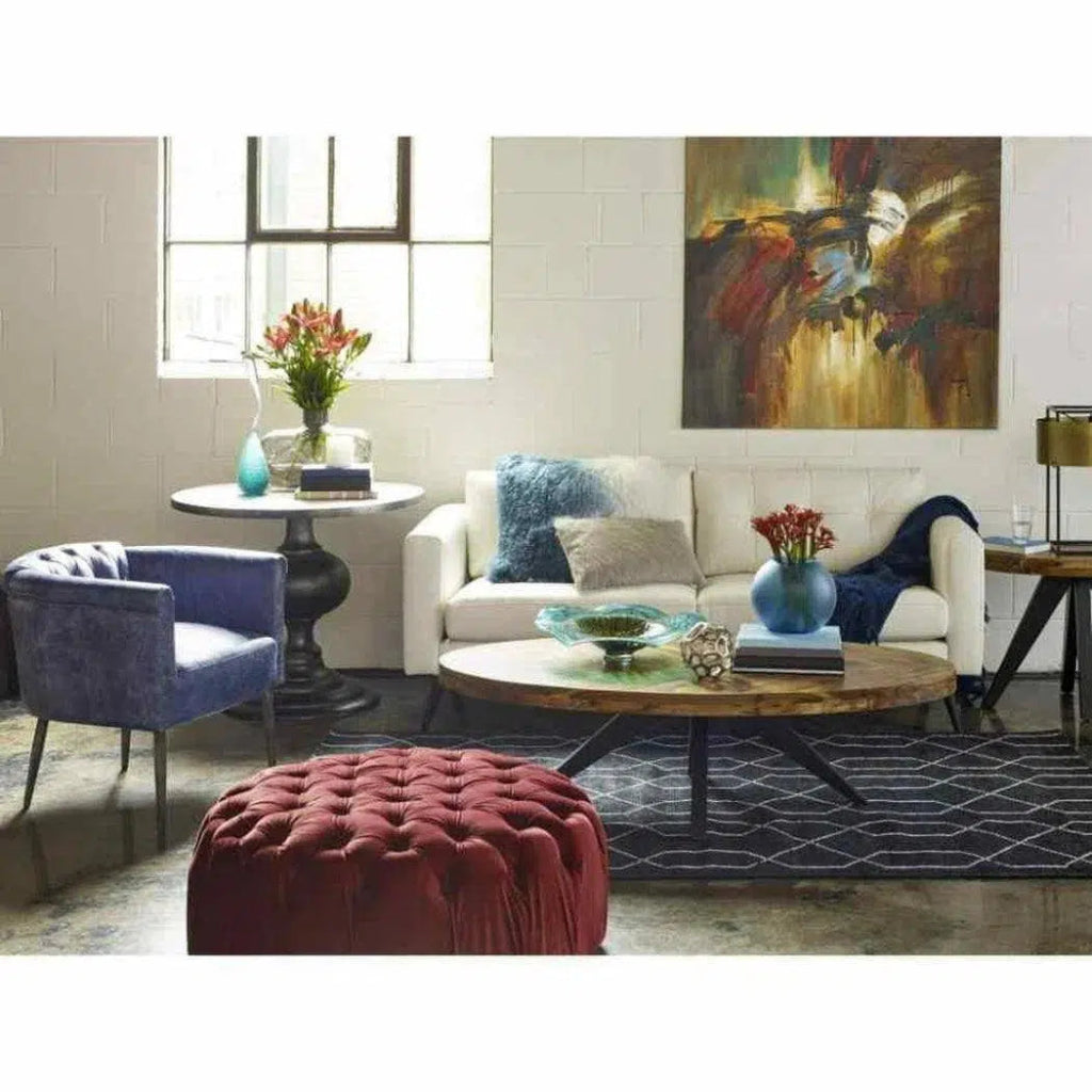 35 Inch Black Retro Dining Table - Perfect for Small Spaces, Kitchens, and Modern Farmhouse Decor