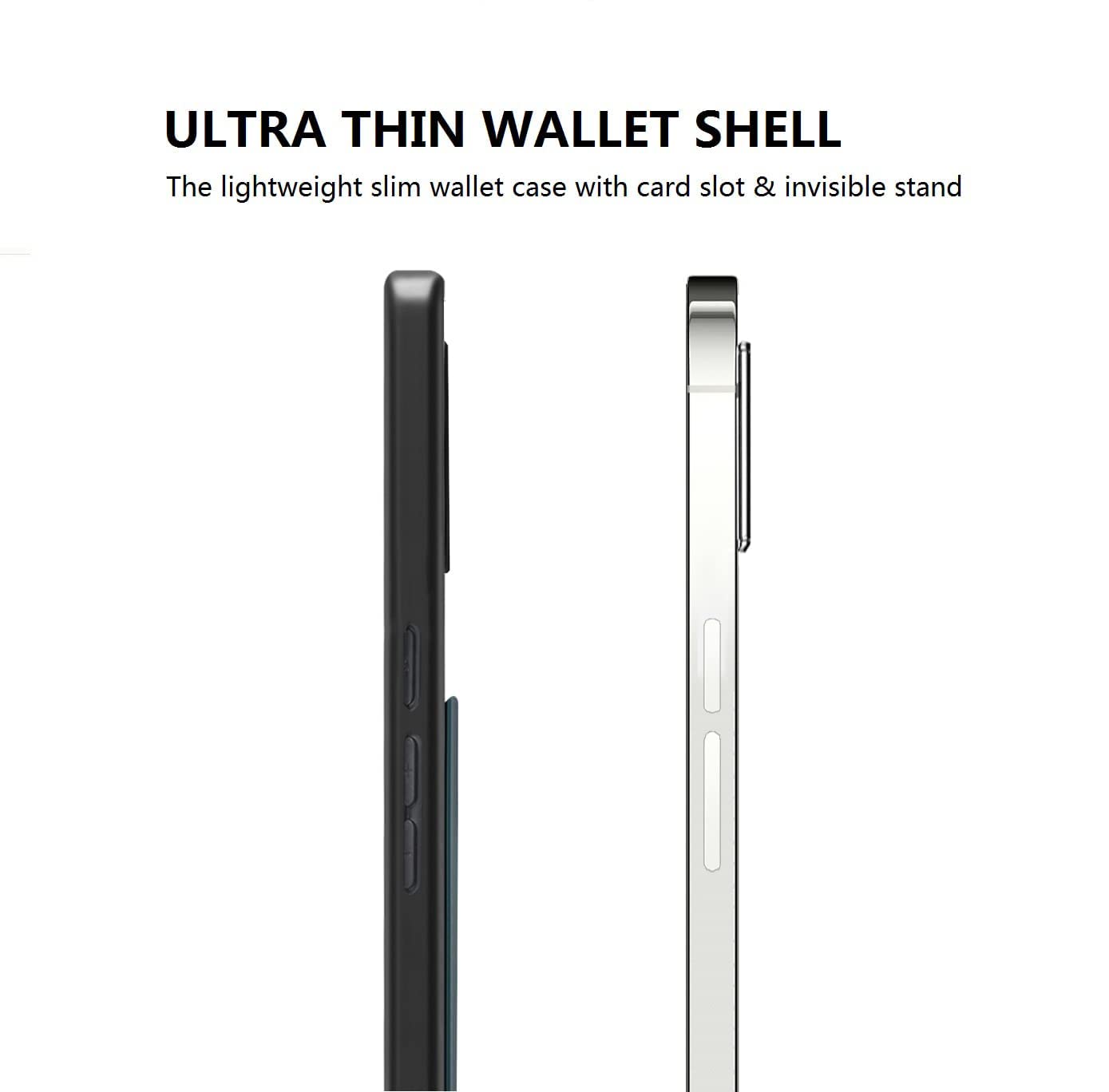 Slim PU Leather Wallet Case for Google Pixel 6 Pro (2021) 6.71