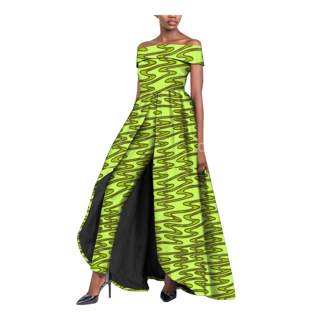 Stylish African Print 2-Piece Suit for Women - Maxi Dress & Ankara Pants Dashiki Outfit | Perfect for Parties, Weddings & Cultural Events