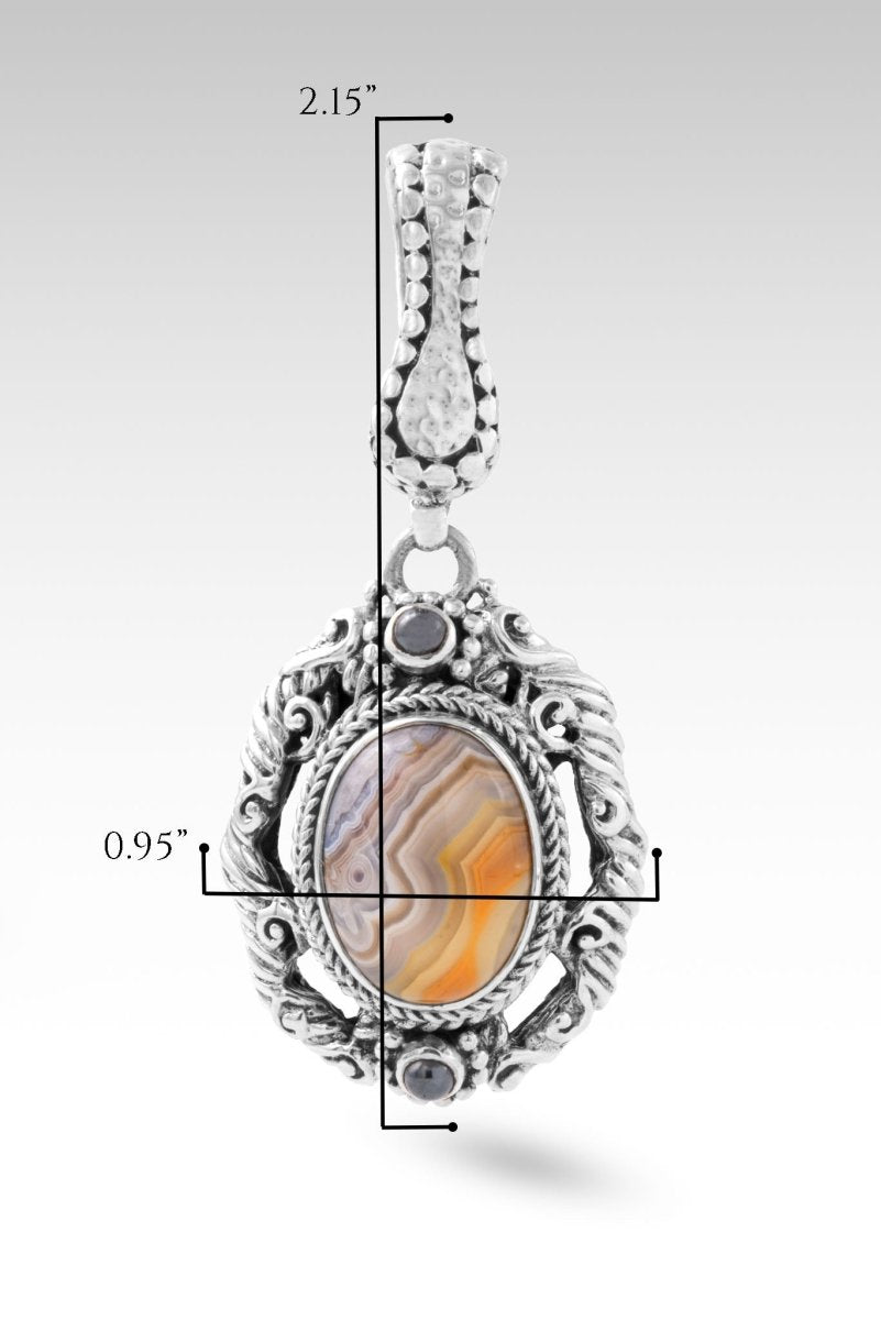 My Soul is Well Pendant™ - Handmade Crazy Lace Agate & Hematite Necklace for Women | Spiritual Healing Jewelry, Chakra Balancing Gift for Meditation & Yoga