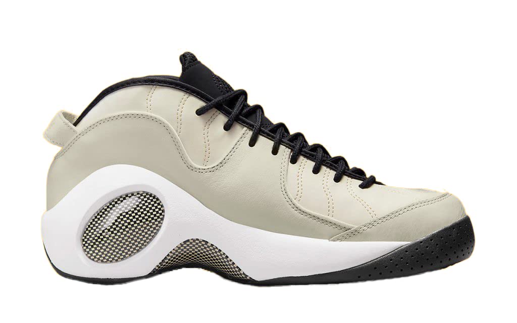 Nike Men's Air Zoom Flight 95 Basketball Shoes - Light Orewood Brown/Blue Cobalt - Size 10.5 | Retro Sneakers for Casual Wear, Street Style & Court Performance