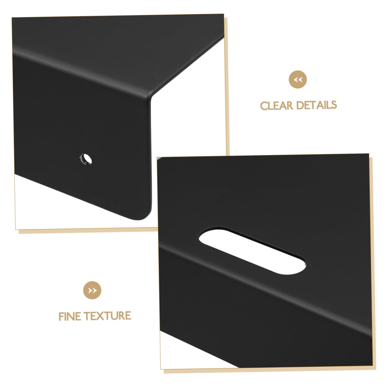 Lurrose 4-Piece Wall Mount Kit - Universal Projector Bracket, Router Holder & Camera Mount Shelf for Living Room | Perfect for Home Theater Setup, WiFi Router Organization & Security Camera Installation