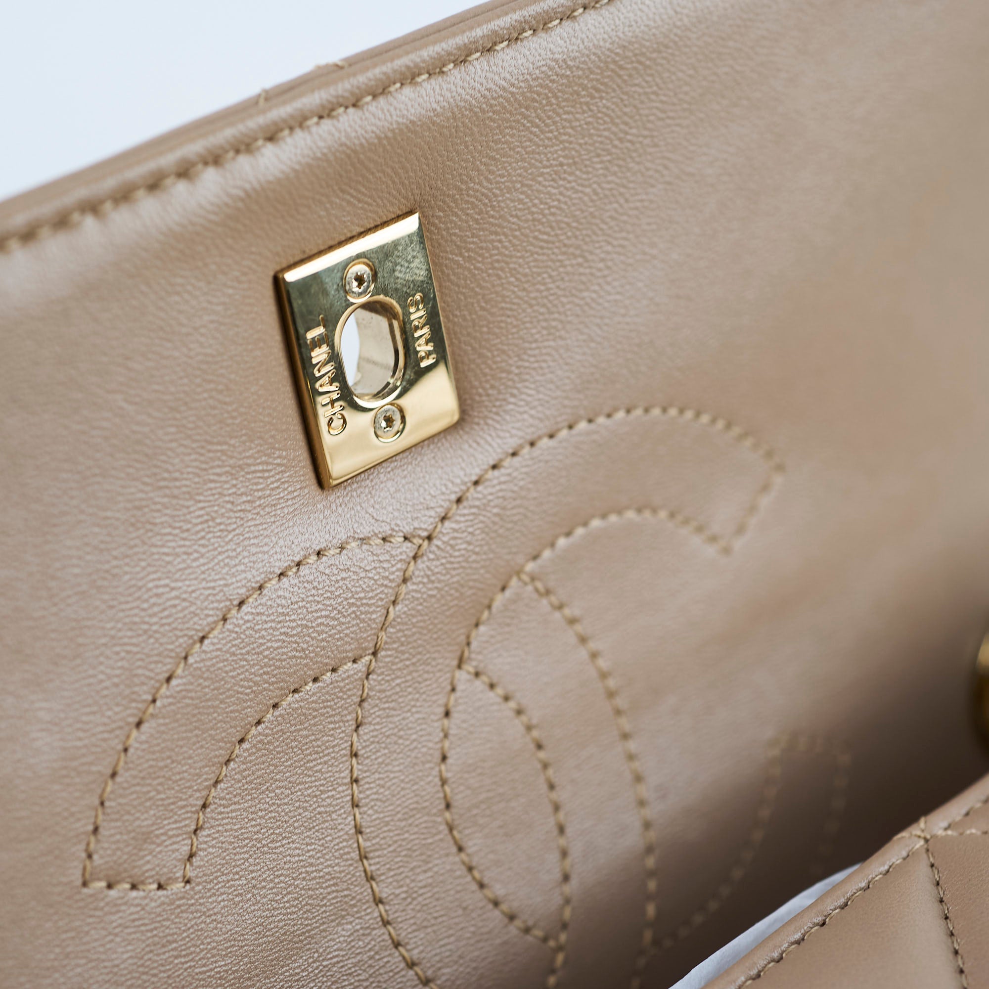 Chanel Small Trendy CC Lambskin Shoulder Bag in Beige - 23 Series | Luxury Designer Handbag for Women, Perfect for Evening Parties & Date Nights