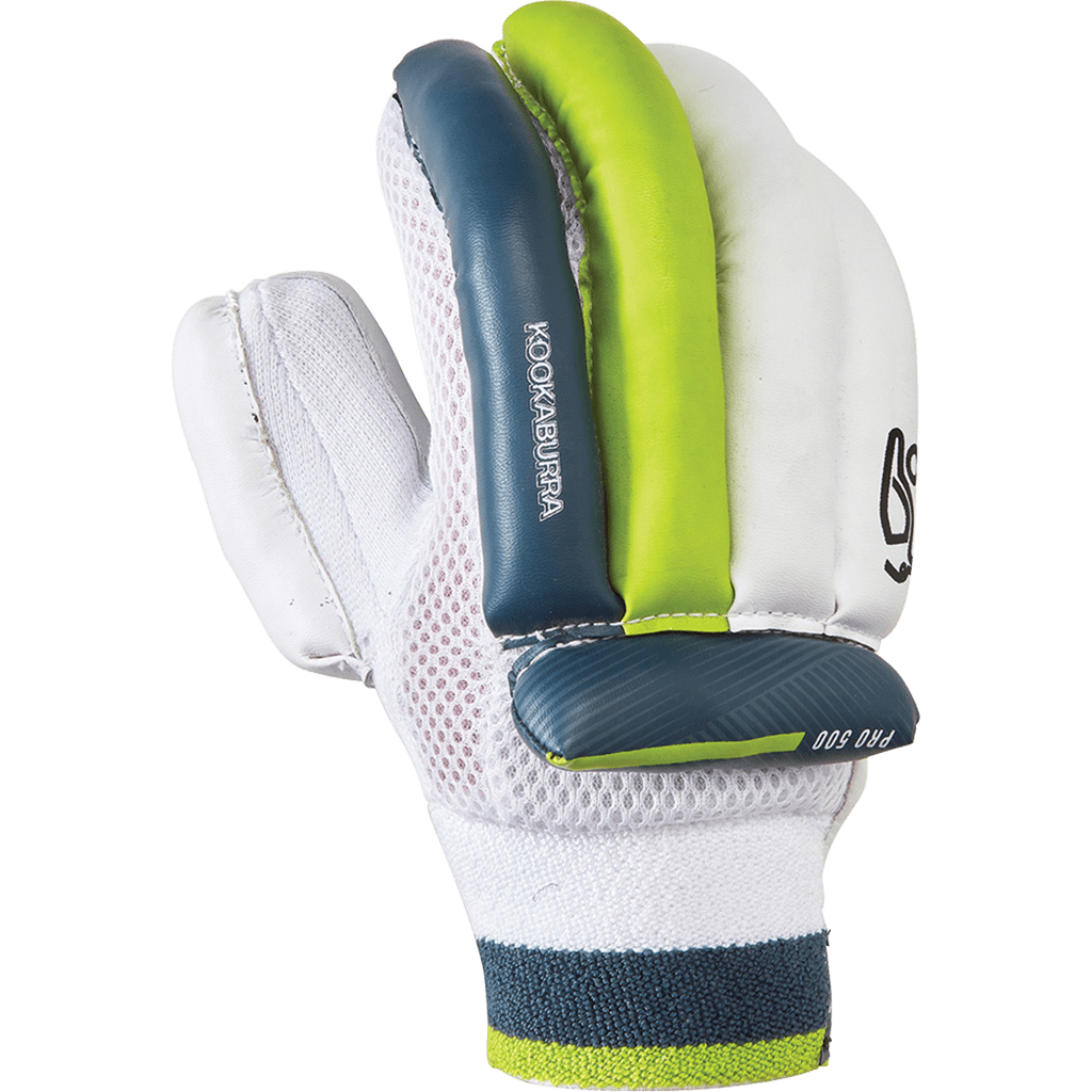 Kookaburra Kahuna Pro 500 Cricket Batting Gloves - Premium Leather Protection for Cricket Players - Perfect for Practice & Matches