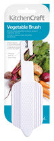 KitchenCraft Premium Vegetable Cleaning Brush - Natural Bristles for Fruits & Vegetables - Perfect for Washing Carrots, Potatoes & Root Vegetables - Eco-Friendly Kitchen Tool