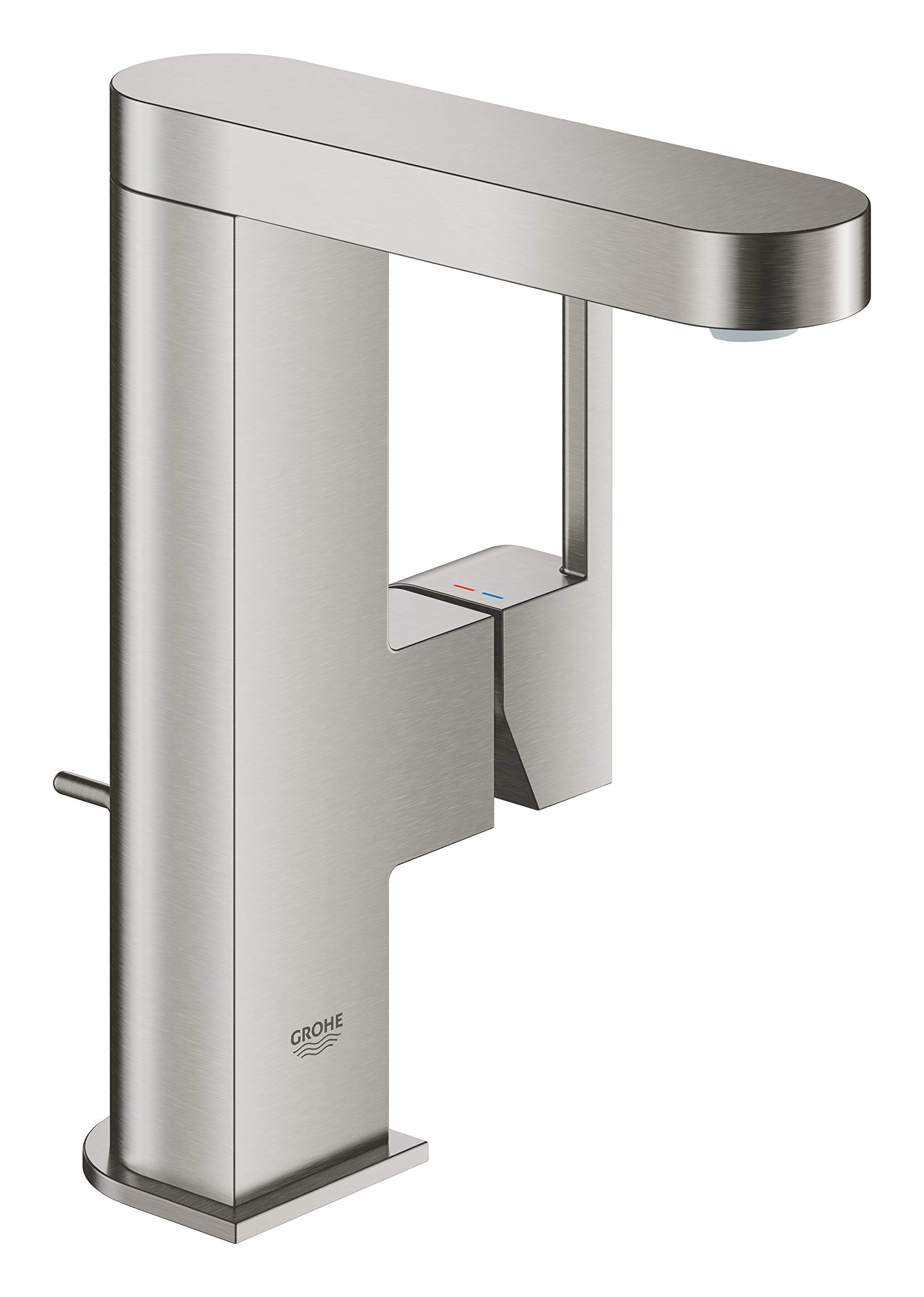 GROWE Plus Single-Lever Shower Mixer System - Concealed Installation Supersteel Finish 24059DC3 | Modern Bathroom Upgrade for Spa-Like Shower Experience