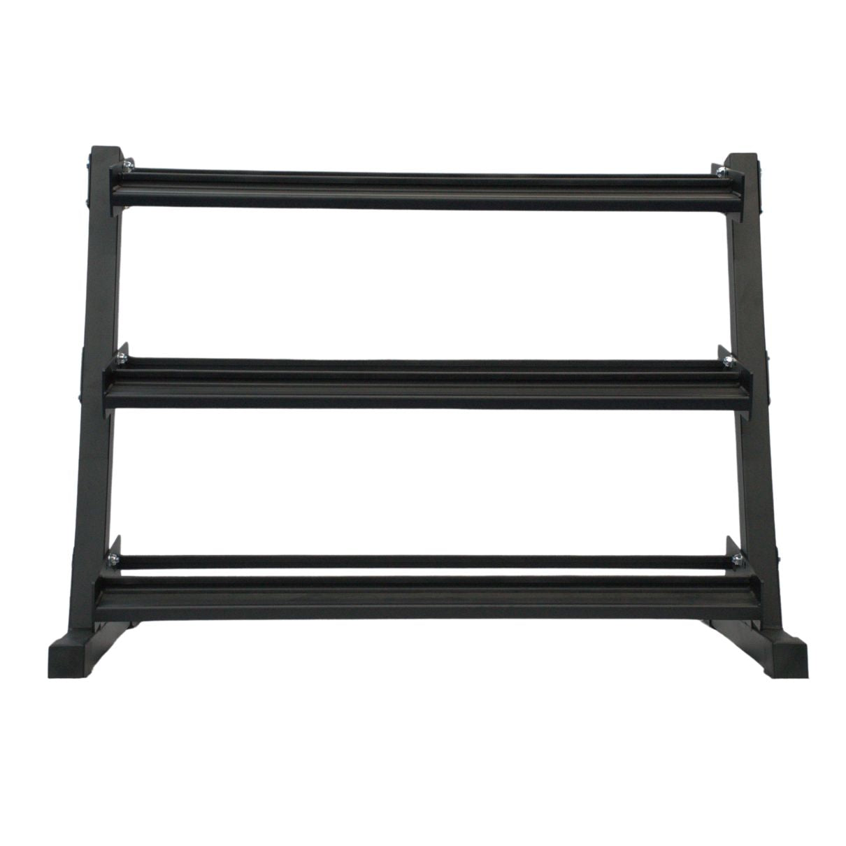 Gronk Fitness 3-Tier Dumbbell Storage Rack - Heavy Duty Dumbbell Organizer for Home Gym, Garage & Workout Room - Perfect for Weight Plates, Kettlebells & Exercise Equipment Storage