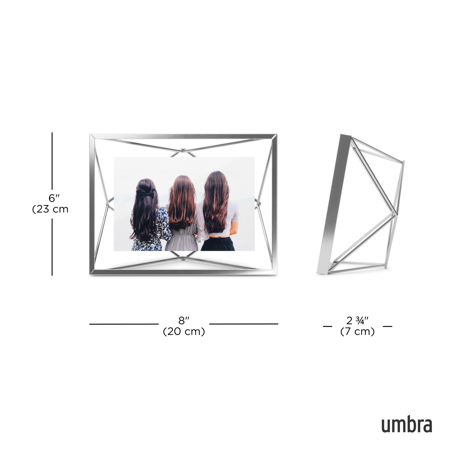 Prisma Picture Frame - Elegant Modern Photo Display for Wall & Tabletop - Perfect for Home Decor, Office, and Gift Giving