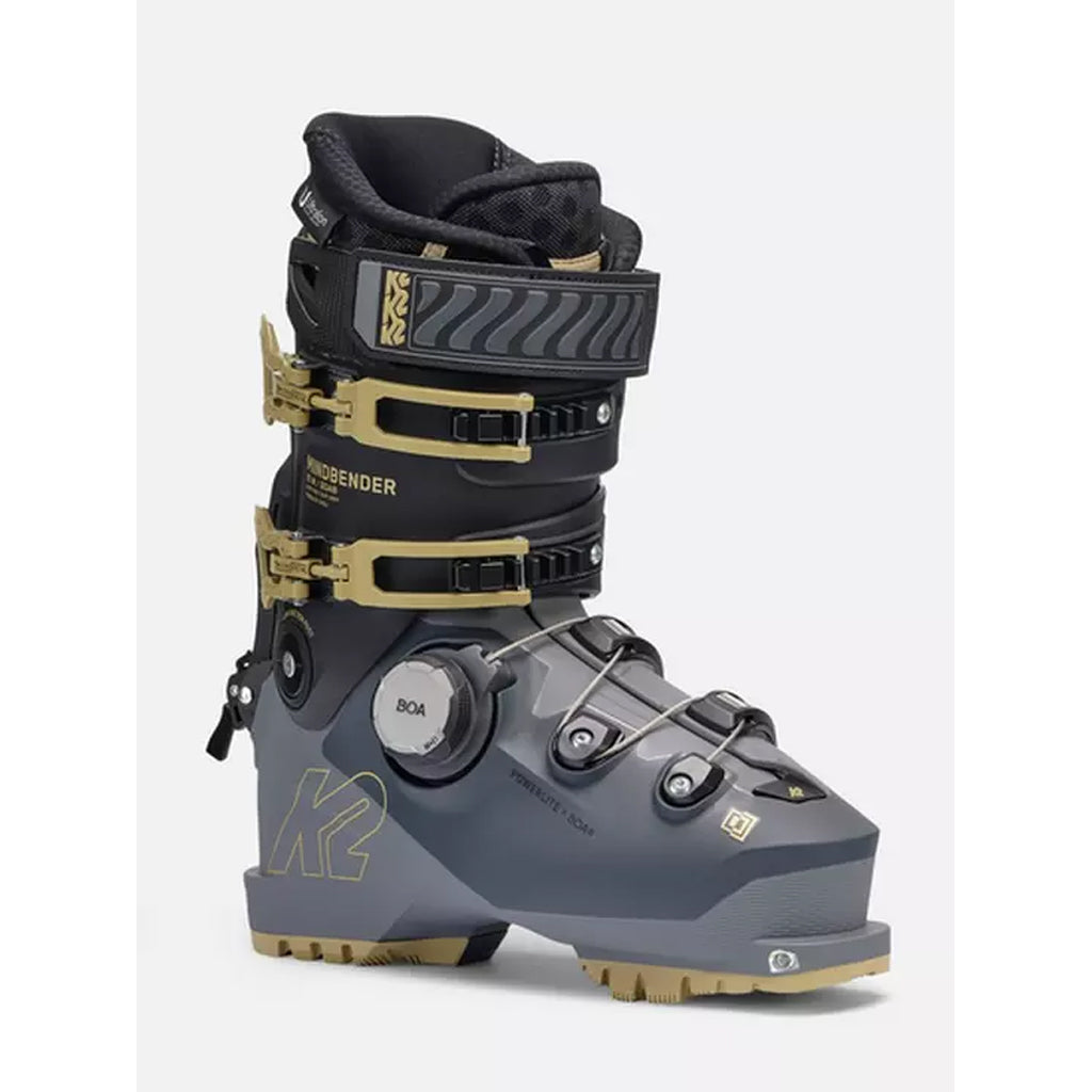 K2 Mindbender 95 BOA Women's Ski Boots 2025 - High-Performance All-Mountain Ski Boots for Women - Perfect for Powder, Groomers & Backcountry Skiing