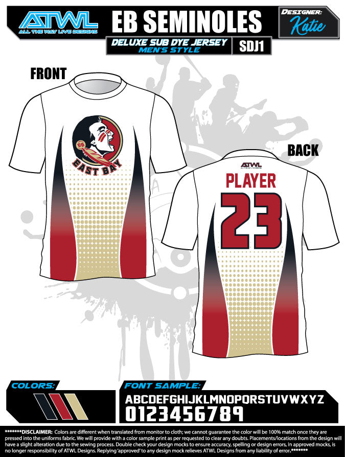 East Bay Fall League Men's Sublimated Basketball Jerseys - Custom Team Uniforms for Basketball Tournaments & Streetwear Fashion