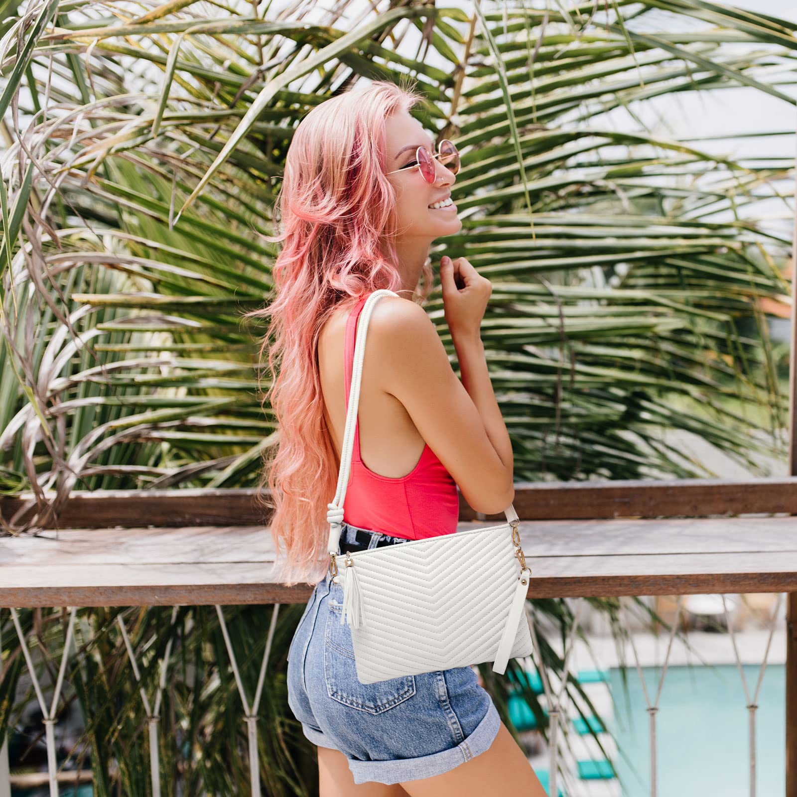 LYPULY Vegan Leather Crossbody Bag for Women - Stylish Shoulder Purse for Daily Use