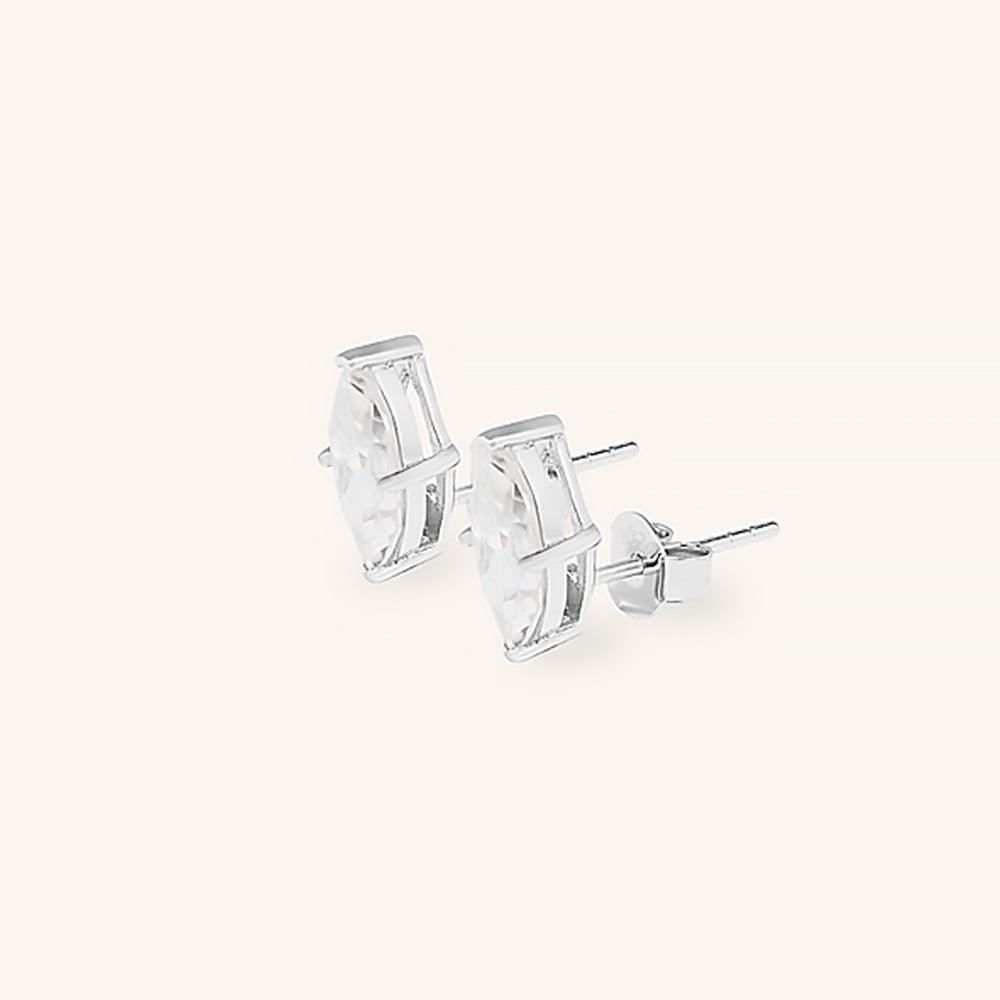 Classic Marquise Premium Moissanite Stud Earrings for Women - Elegant Wedding, Anniversary & Everyday Jewelry Gift