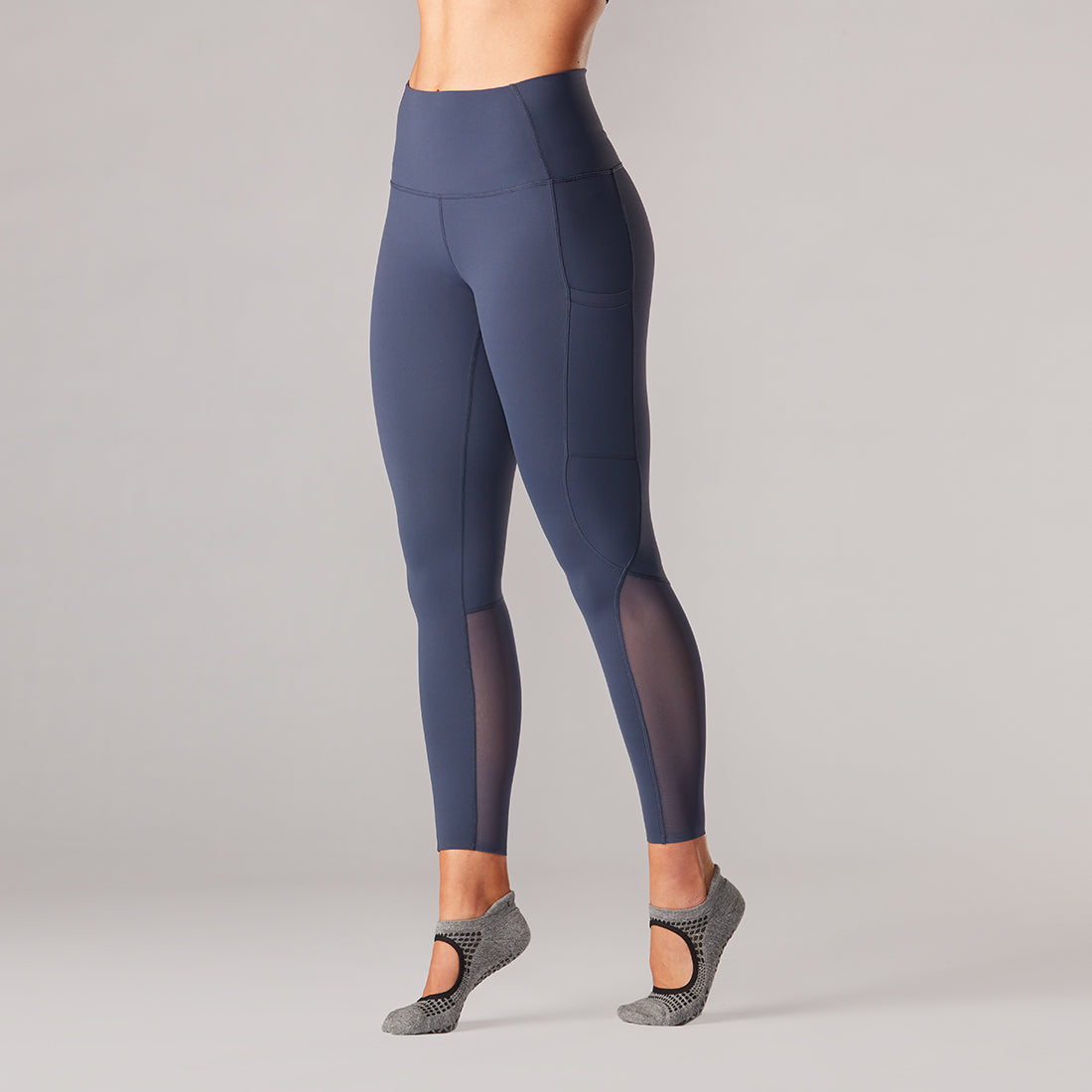 Tavi Noir Stash & Dash 7/8 High Waist Yoga Tights - Women's Workout Leggings for Running, Gym & Lounge - Moisture Wicking & Stretchy Activewear