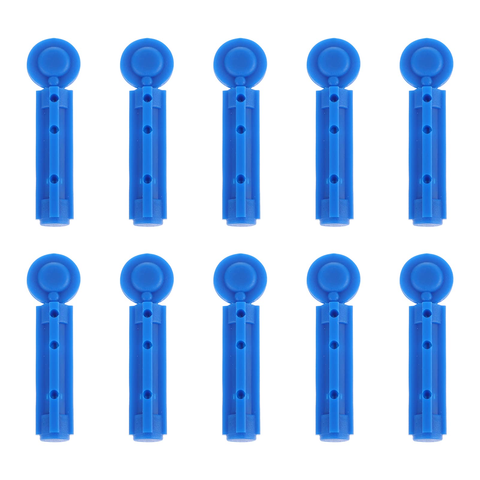 EXCEART 200Pcs Disposable Sterile Blood Lancet Needles - Twist Top Glucose Testing Lancets for Painless Blood Collection (Blue) | Perfect for Diabetic Monitoring & Home Blood Sugar Testing