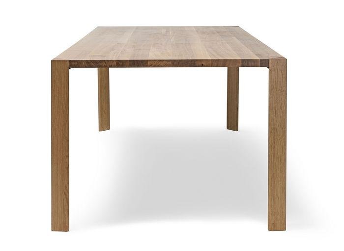 Modern Ink Dining Table by Ton - Solid Wood Kitchen Table for 6 - Perfect for Dining Rooms, Kitchens & Open Concept Living Spaces