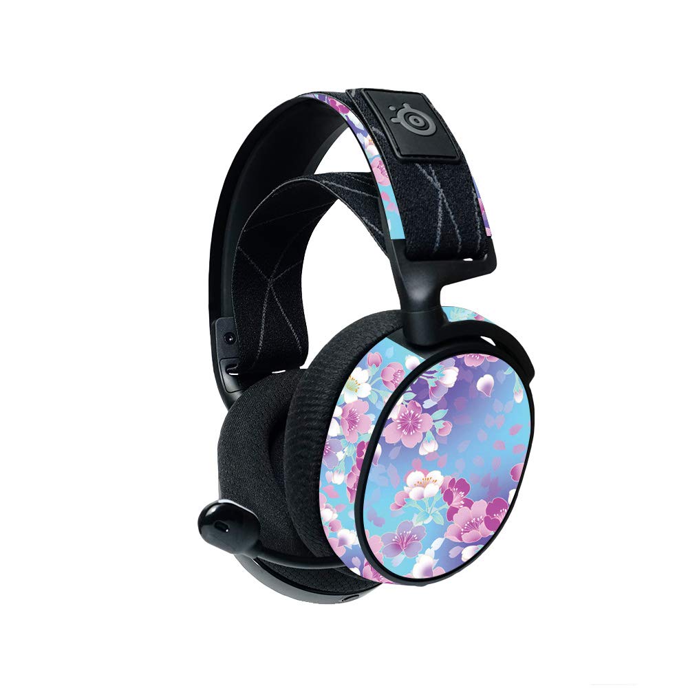 MightySkins Steelseries Arctis 7 Gaming Headset Skin (2019) - In Bloom Design | Protective Vinyl Decal Wrap Cover | Durable & Easy to Apply | Made in USA | Perfect for Gaming, Streaming & Personalization