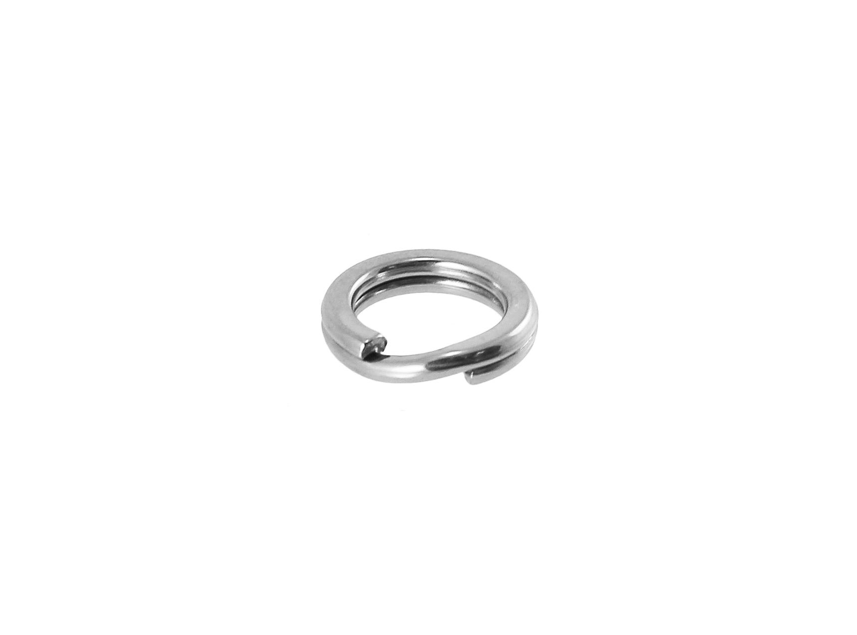 Jigging World Premium Stainless Steel Split Rings for Fishing Lures - Corrosion Resistant Tackle Accessories for Saltwater & Freshwater Fishing