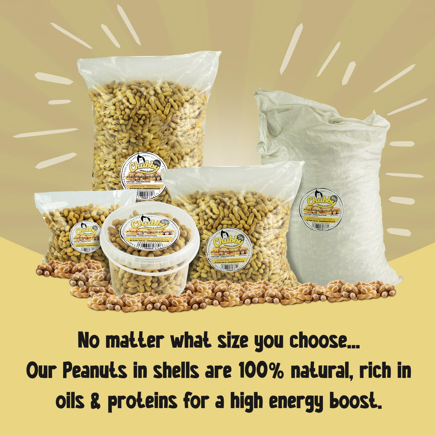 Premium Aflatoxin-Free Peanuts in Shells for Squirrels (1kg) - All Natural Wildlife Food for Chipmunks, Cardinals & Jays - Eco-Friendly Compostable Packaging - Perfect for Backyard Bird Feeding & Wildlife Attraction