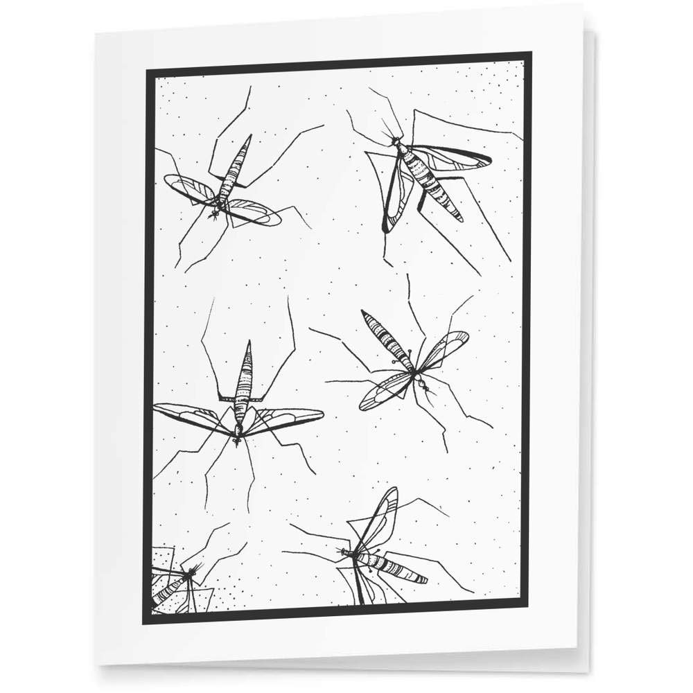 Azeeda 4-Pack Winged Insects Gift Tags - Elegant Handmade Labels for Birthday, Wedding & Party Favors - Perfect for DIY Crafts, Scrapbooking & Gift Wrapping (GI00029346)