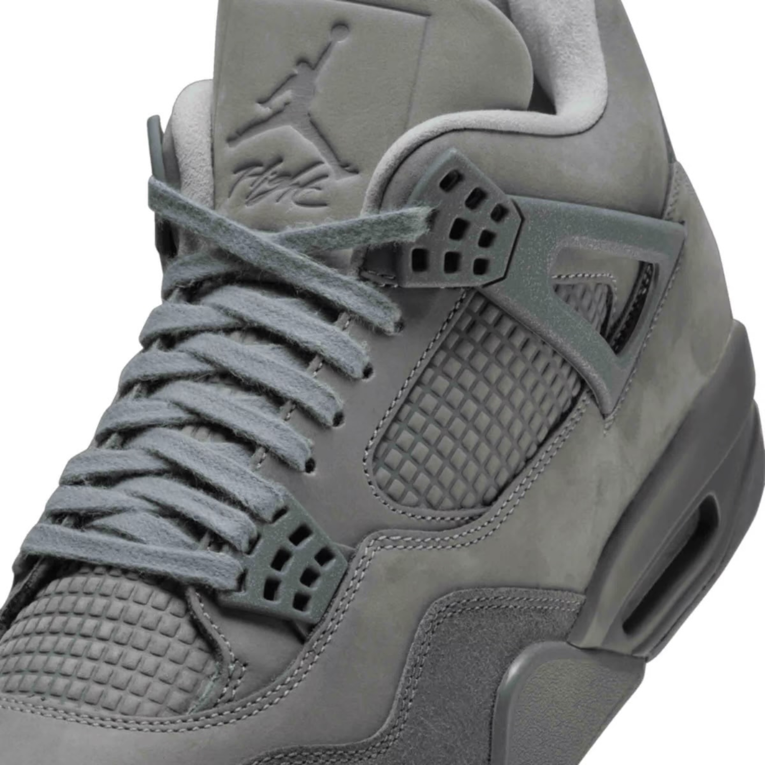 Air Jordan 4 Retro SE Paris Olympics Sneakers - Wet Cement Smoke Grey Iron Grey Cement Grey Particle Grey | Men's Basketball Shoes for Casual Wear & Street Fashion