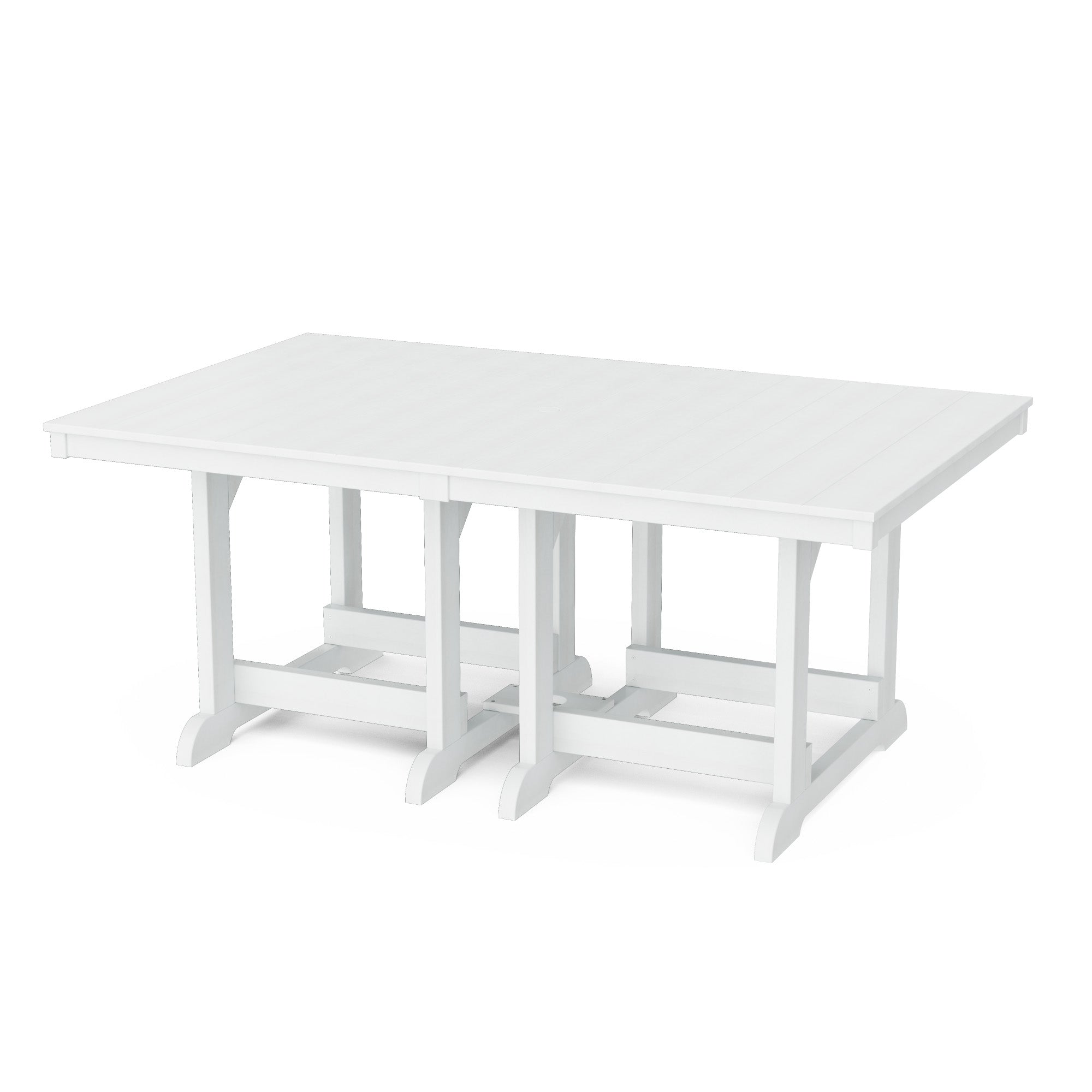 Heritage 44x72 Inch Solid Wood Dining Table - Rustic Farmhouse Style for Kitchen, Dining Room & Outdoor Entertaining