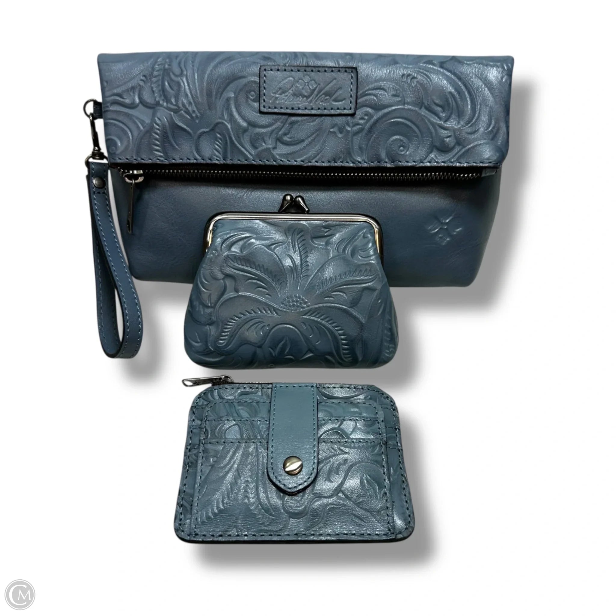 Patricia Nash Designer 3-Piece Matching Wristlet Set - Medium Size | Perfect for Women's Everyday Use, Travel & Gift Giving