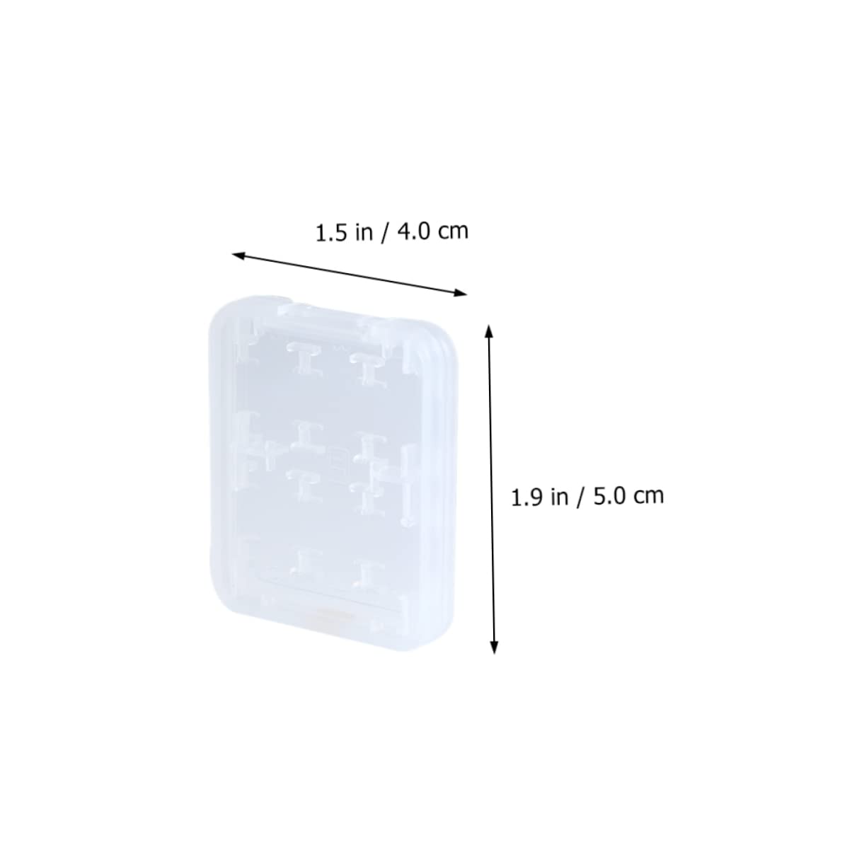 DOITOOL 20pcs Memory Card Storage Case - 8 Slot Plastic SD Card Holder with Secure Snap Closure for Camera, Phone, GoPro - Perfect for Photographers & Tech Enthusiasts