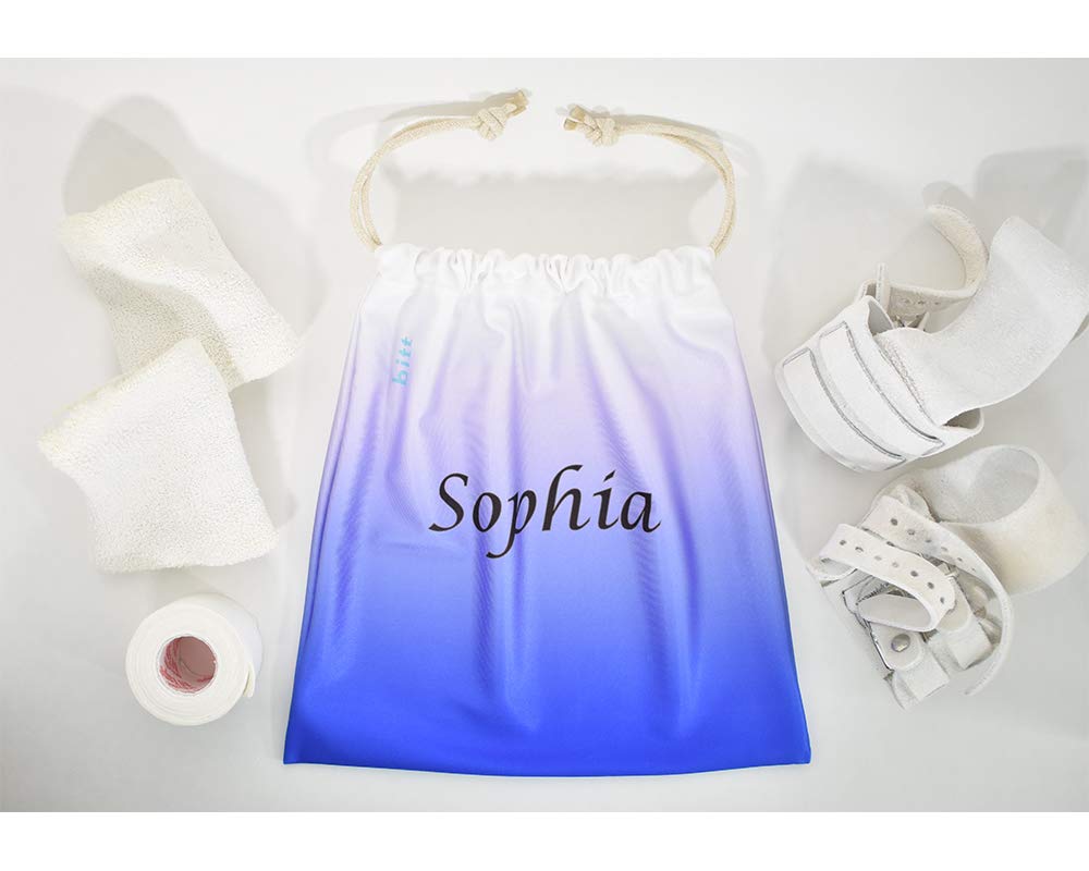 Custom Gymnastics Grip Bag - Ombre Colors & Crystals for Training