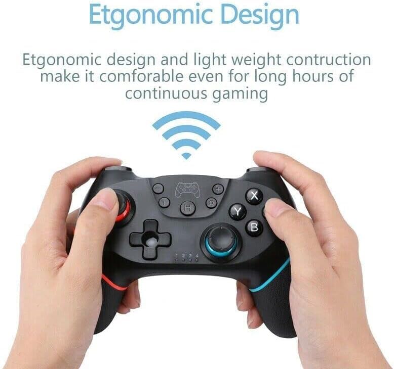 **Lyyes Wireless Pro Controller Joystick for Nintendo Switch - 2 Pack, Ergonomic Design with Dual Vibration & Motion Controls - Perfect for Gaming at Home or On-the-Go**