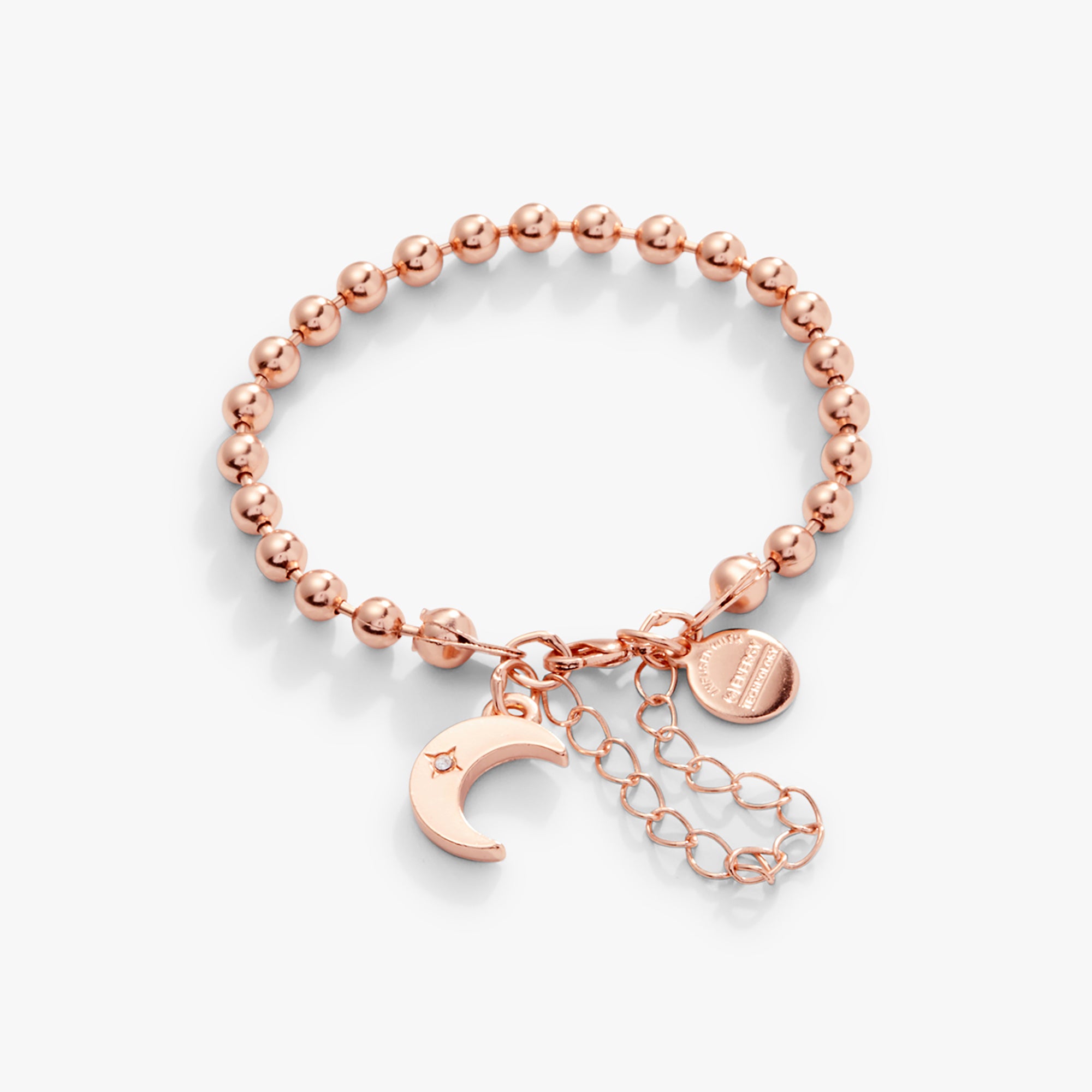Crescent Moon Ball Chain Bracelet for Women - Dainty Gold & Silver Adjustable Bracelet - Perfect for Everyday Wear, Gifts & Boho Style