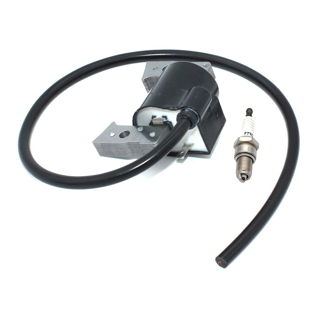 High Performance Ignition Coil with Spark Plug for Kawasaki FC401V FC420V FB460V - Compatible with Toro 30165, John Deere GT242 LX172 LX176 (Part# 21121-2086, AM121820, KM-21121-2086) - Perfect for Lawn Mowers, Tractors & Outdoor Power Equipment