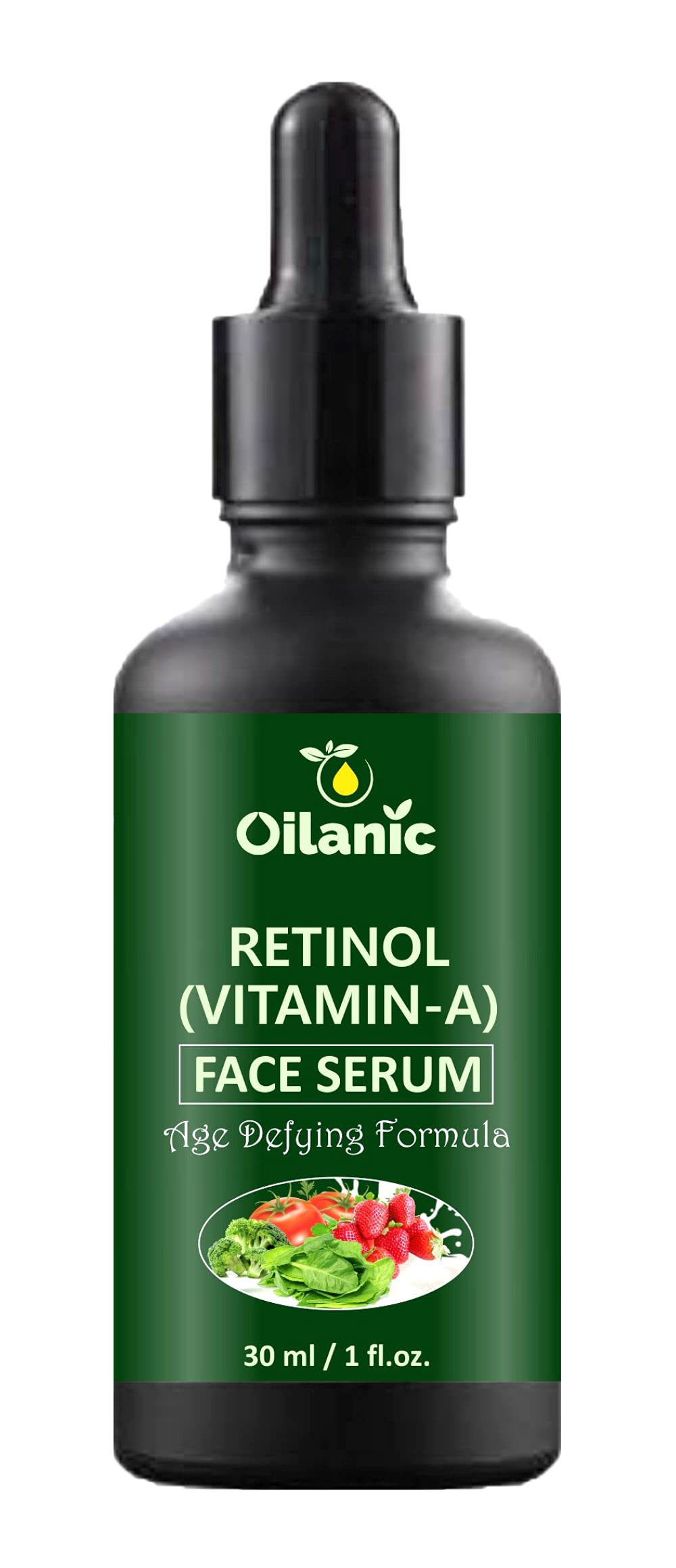 100% Pure & Natural Retinol Serum for Face - Vitamin A Anti-Aging Treatment (30ml) - Reduce Wrinkles & Brighten Skin - Perfect for Nighttime Skincare Routine
