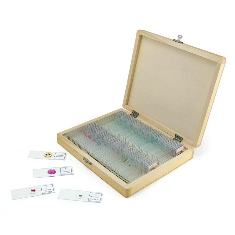 Celestron 100-Piece Microscope Prepared Slides Set for Kids & Students - Biology Specimens for Science Education & Lab Study (Model 44412) | Perfect for Classroom, Homeschool & STEM Learning